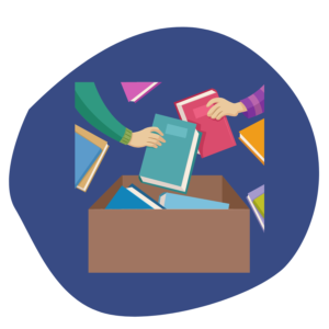 Host a Book Drive Icon