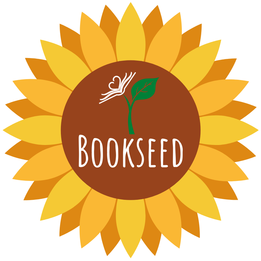 Bookseed Logo wht_sunflower