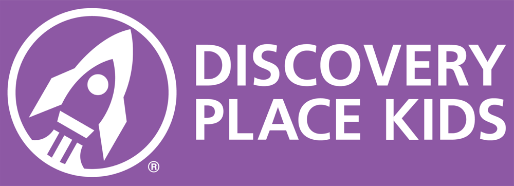DiscoveryPlaceKids_color_web Discovery Place logo on a purple background.